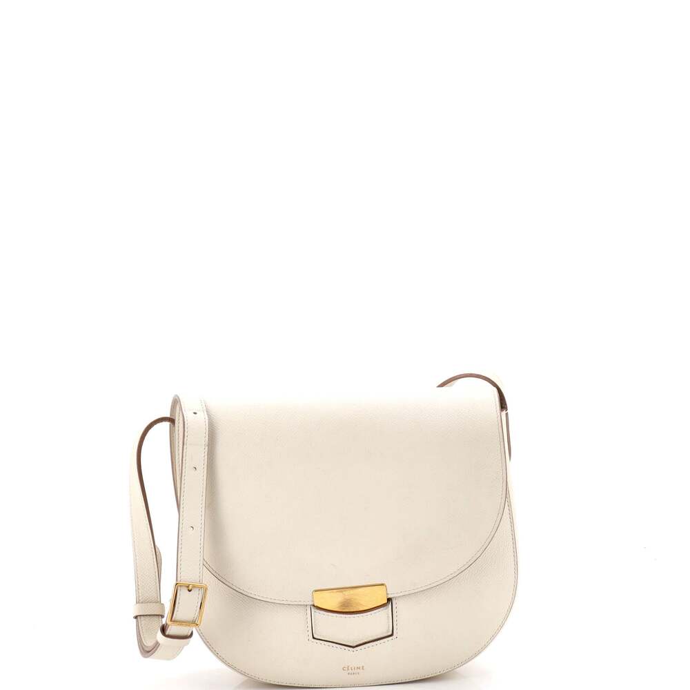 Celine Trotteur Crossbody Bag Grainy #281586C11B